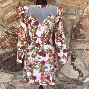 Floral long sleeve dress dress